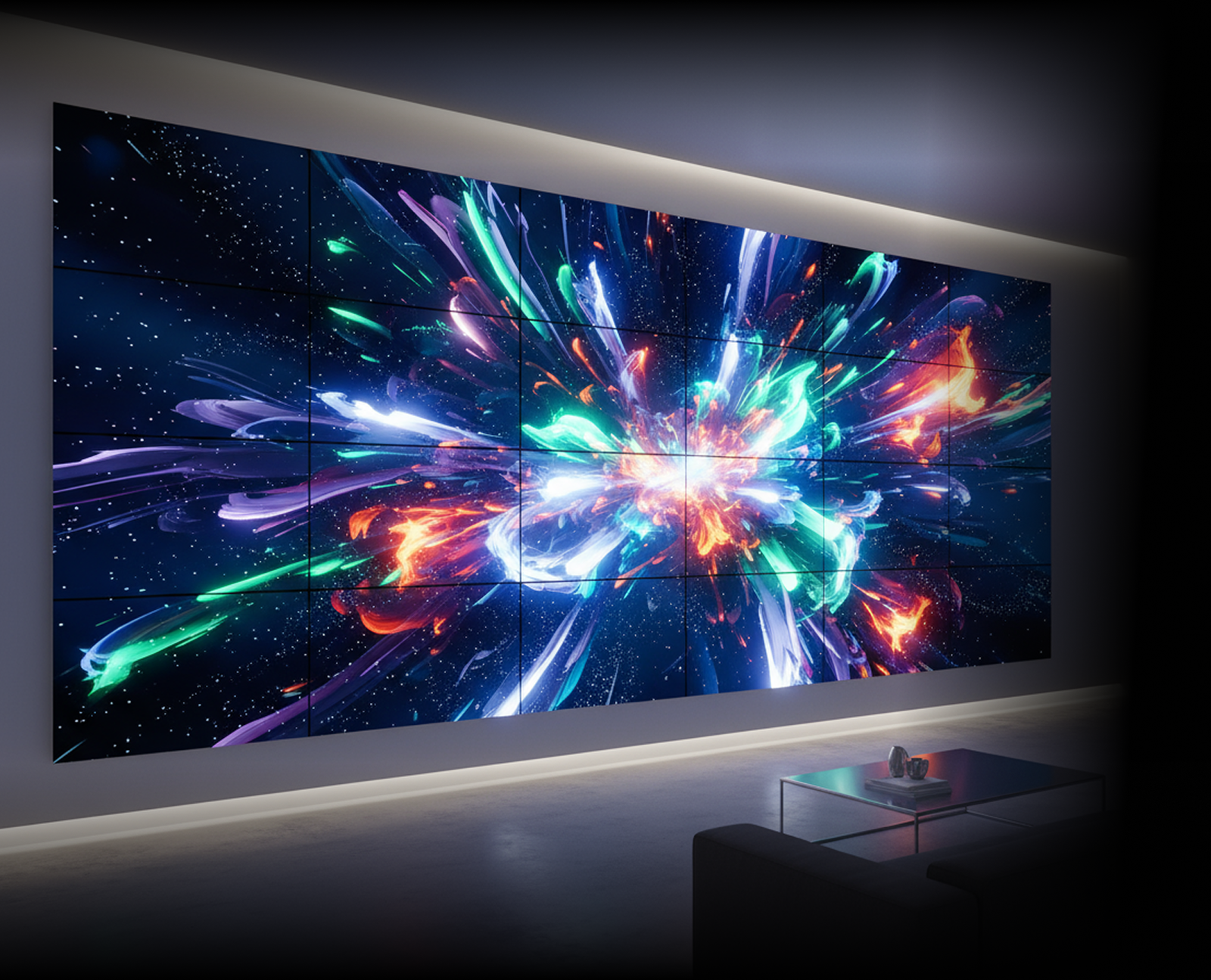 LED Display on Waiting are on Shopping Mall by Everglow LED