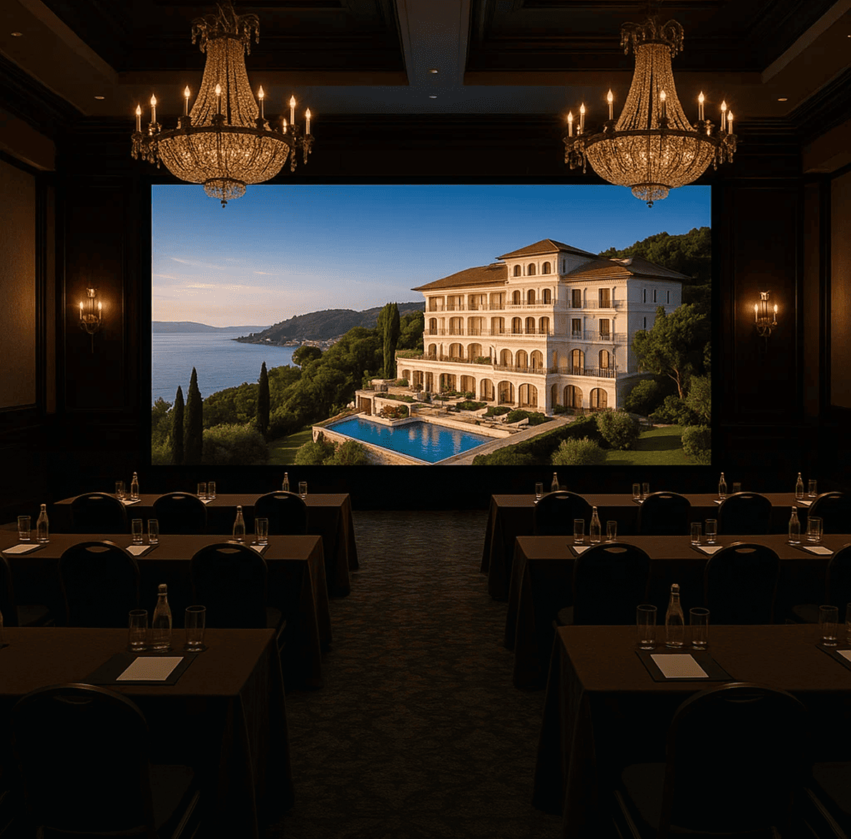 Resort Outdoor LED Display for Guest Experience